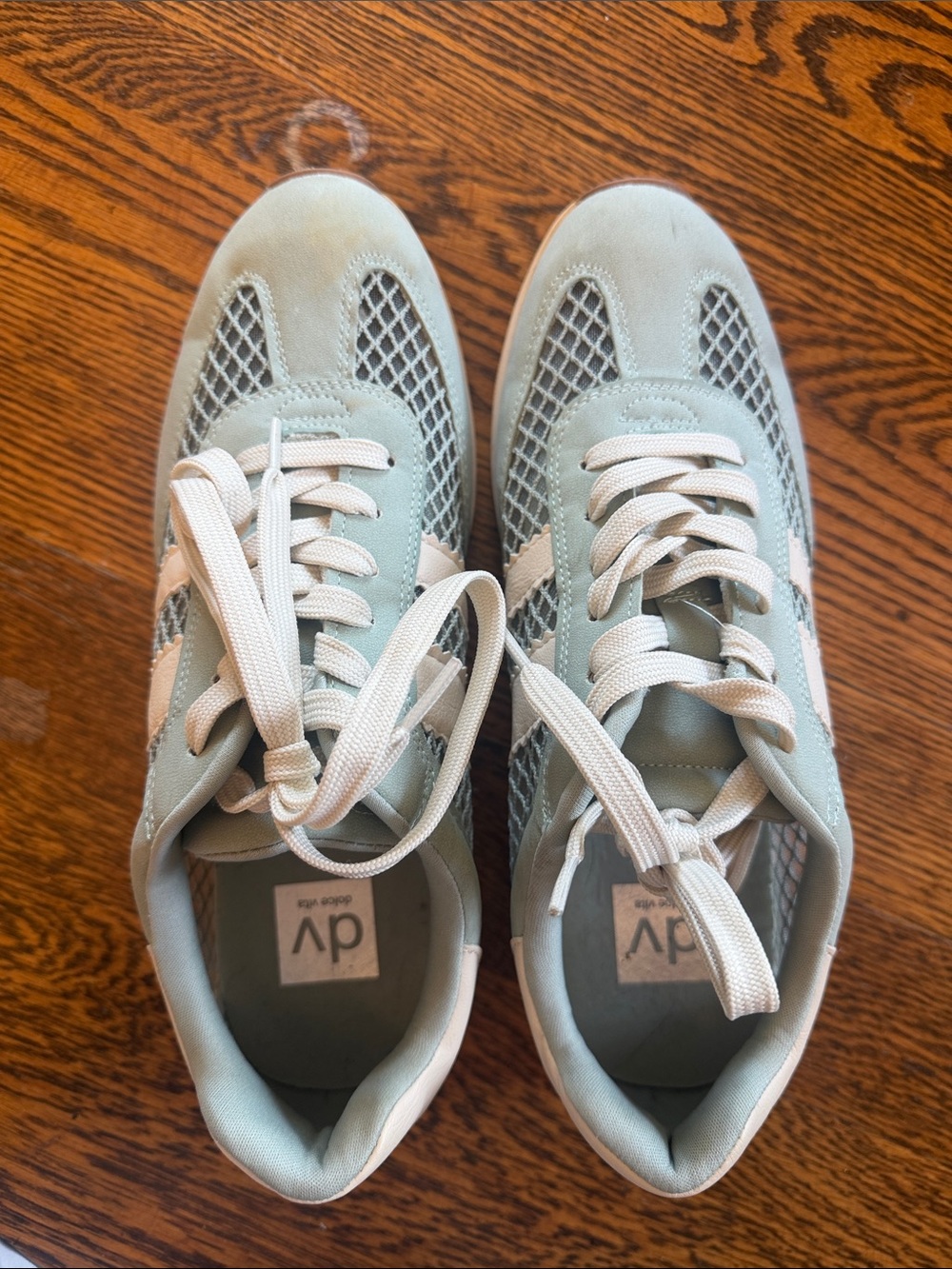 Dolce Vita Mesh Lace-Up Sneakers